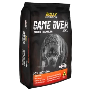 Ração Game Over 20kg - Super Premium